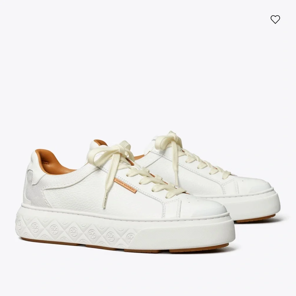Tory Burch‎ Ladybug sneakers. SZ 7M white
